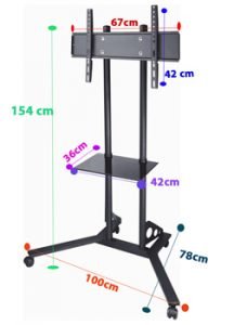 پایه ایستاده تلویزیون LCD arm مدل TR-160
