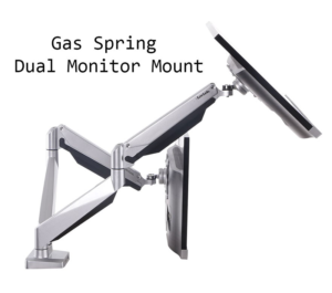 Gas spring monitor arm قیمت پایه مانیتوره فنر گازی تولید انواع پایه مانتیور رومیزی