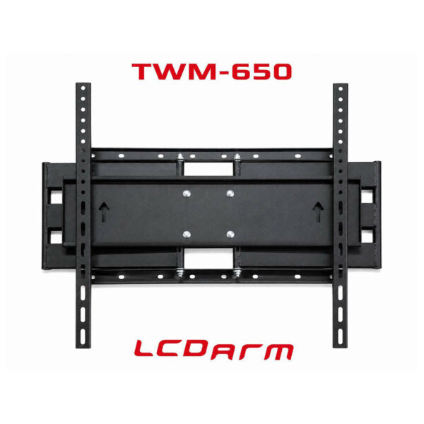 پایه دیواری متحرک تلویزیون LCDarm مدل TWM-650؛ براکت فوق‌مستحکم برای تلویزیون‌های 65 تا 105 اینچ