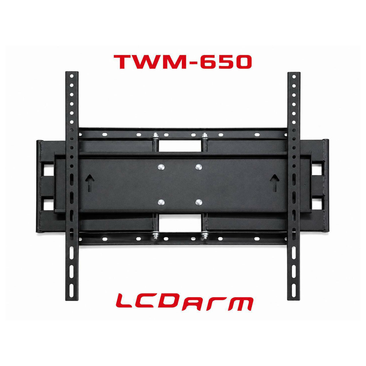 TWM-650 پایه دیواری متحرک تلویزیون LCDarm مدل TWM-650؛ براکت فوقمستحکم برای تلویزیونهای 65 تا 105 اینچ